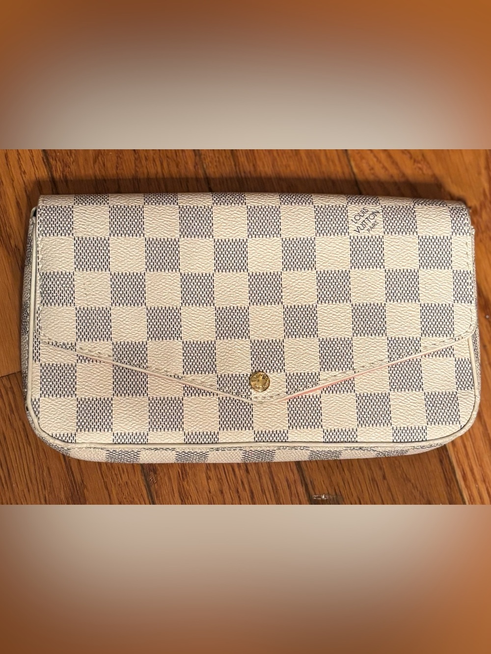 White Monogram Crossbody